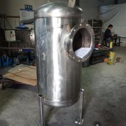 定制dn150不銹鋼旋風(fēng)汽水分離器空壓機氣水分離器旋流汽水分離